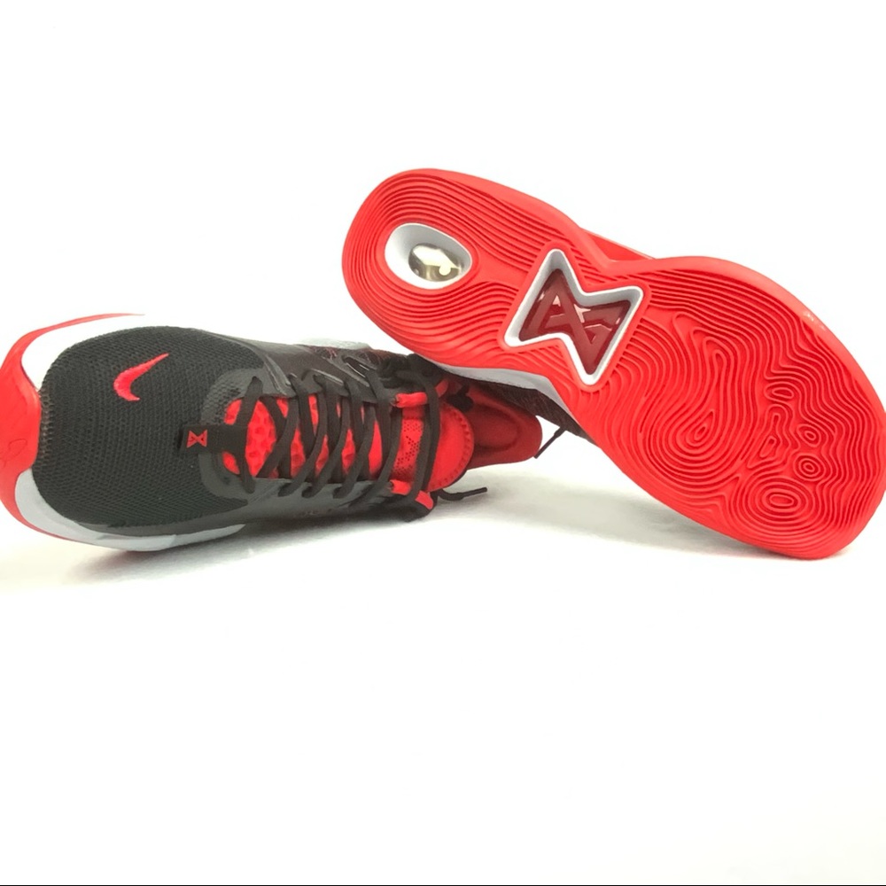New Nike PG 5 Bred Basketball Shoes PAUL GEORGE Size 10.5 - Picture 8 of 14